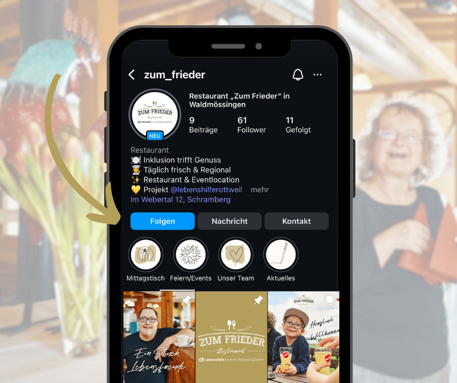 Zum Frieder – Instagram Werbung Instagram - Zum Frieder @zum_frieder